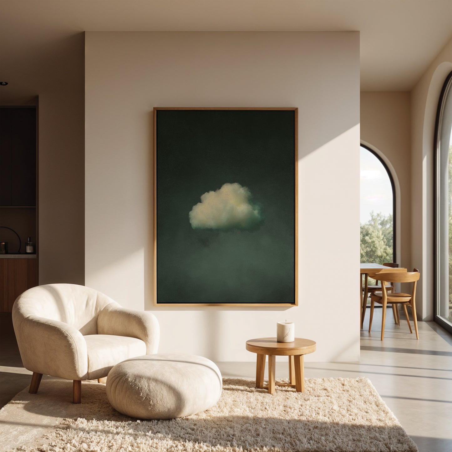 Drifting Framed Canvas