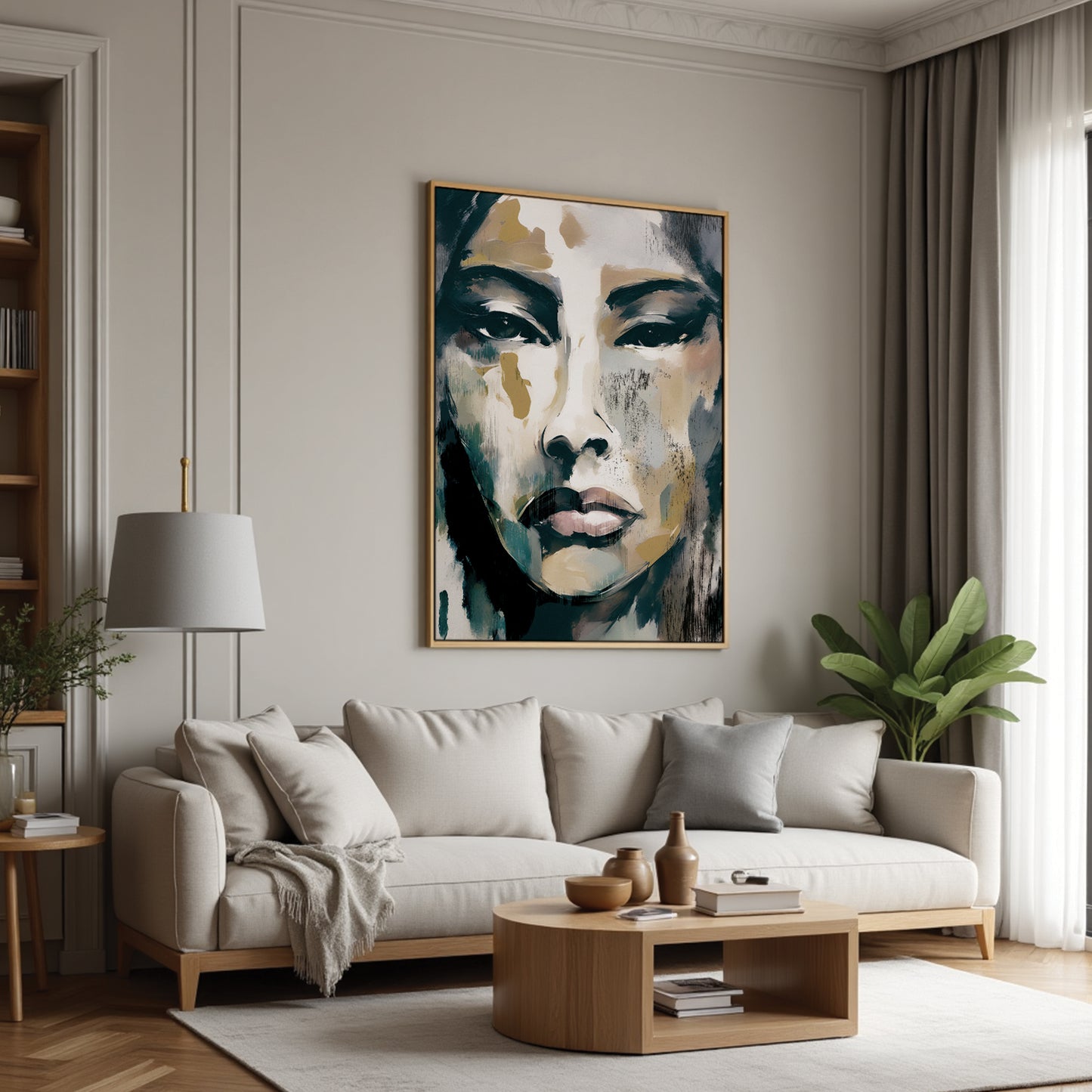Painted Expression Framed Canvas