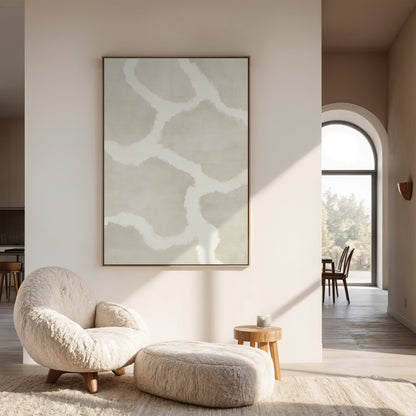 Pale Muse Framed Canvas