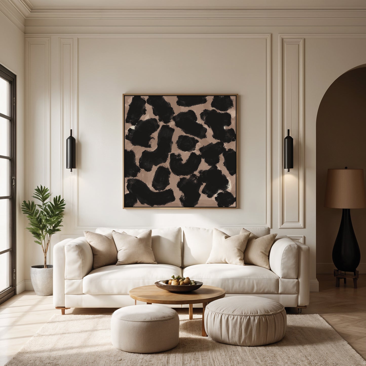 Cluster Framed Canvas