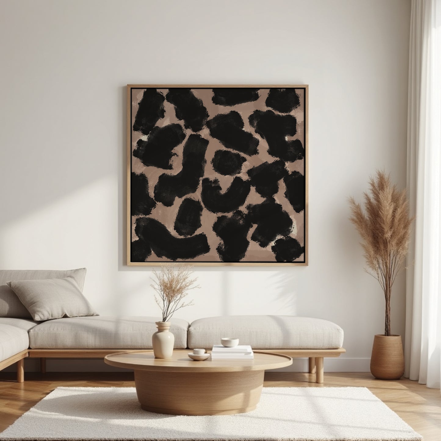 Cluster Framed Canvas