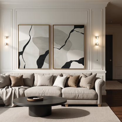 Forme Duo Framed Canvas