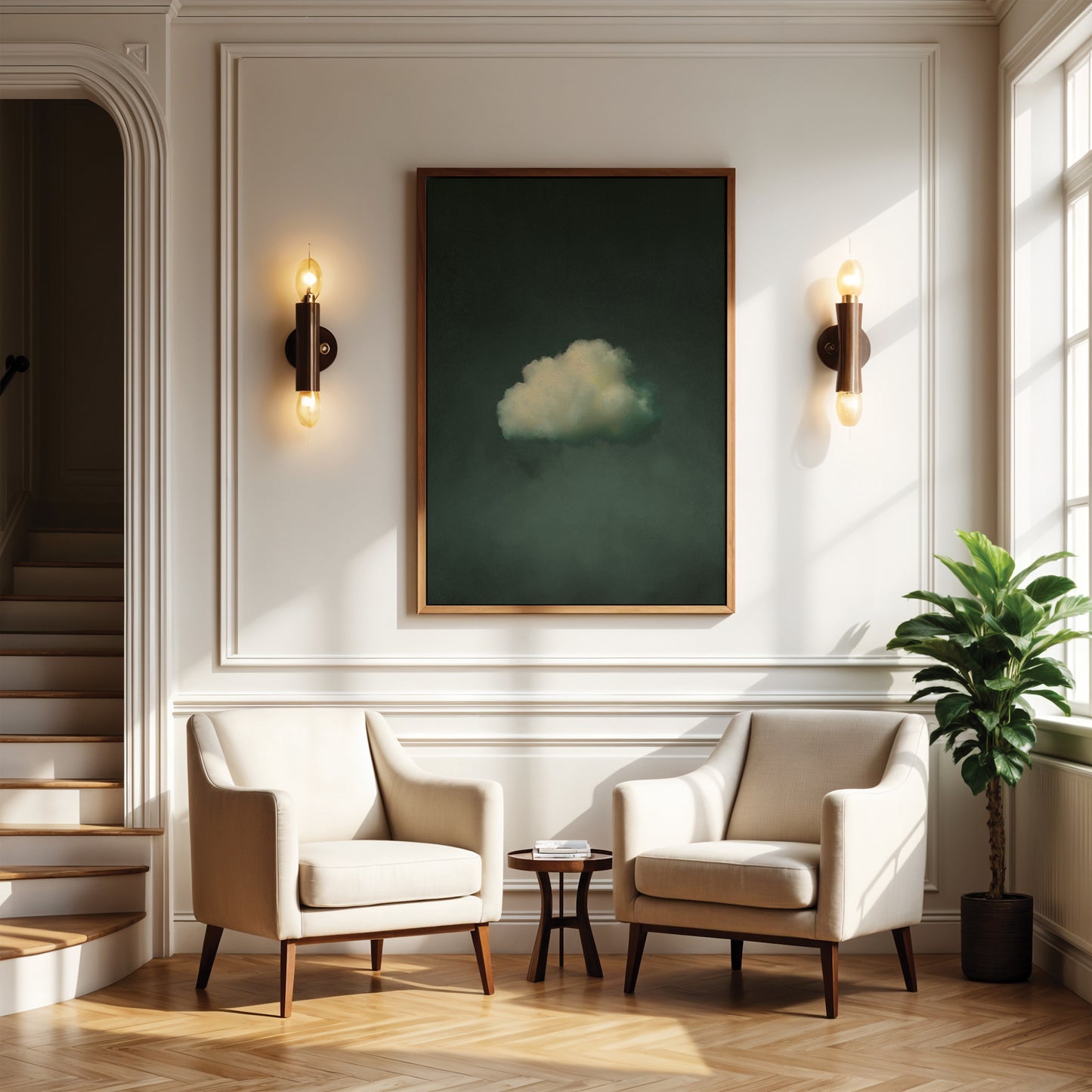 Drifting Framed Canvas
