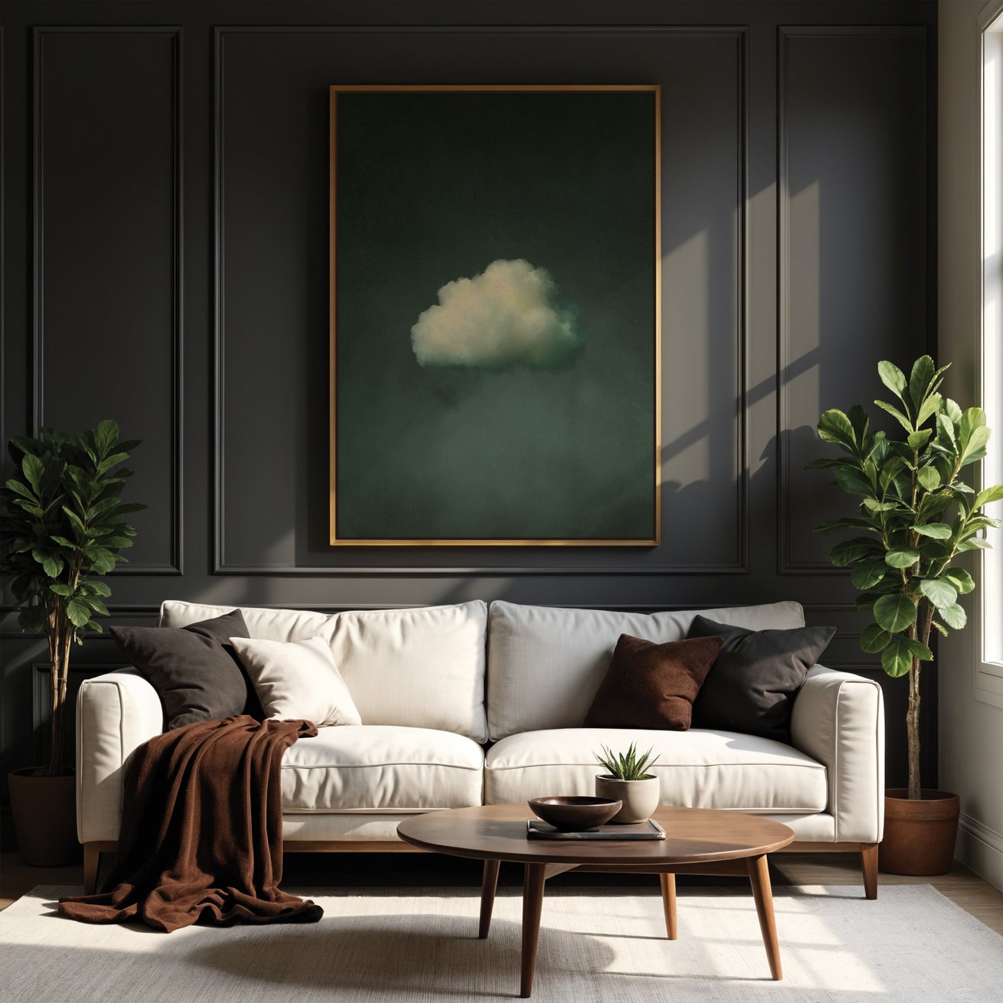 Drifting Framed Canvas