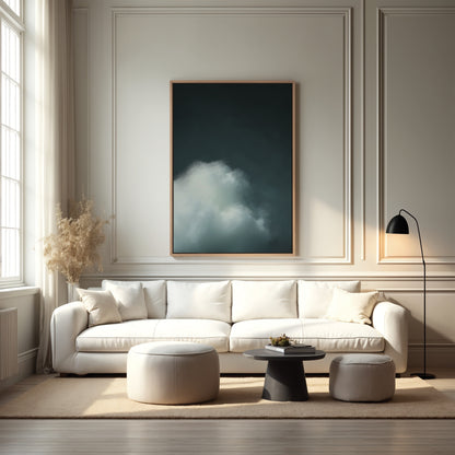 Calm Mist Framed Canvas
