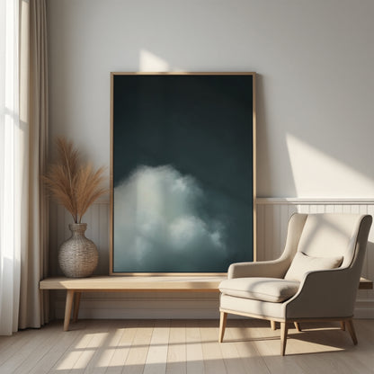 Calm Mist Framed Canvas