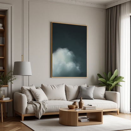 Calm Mist Framed Canvas