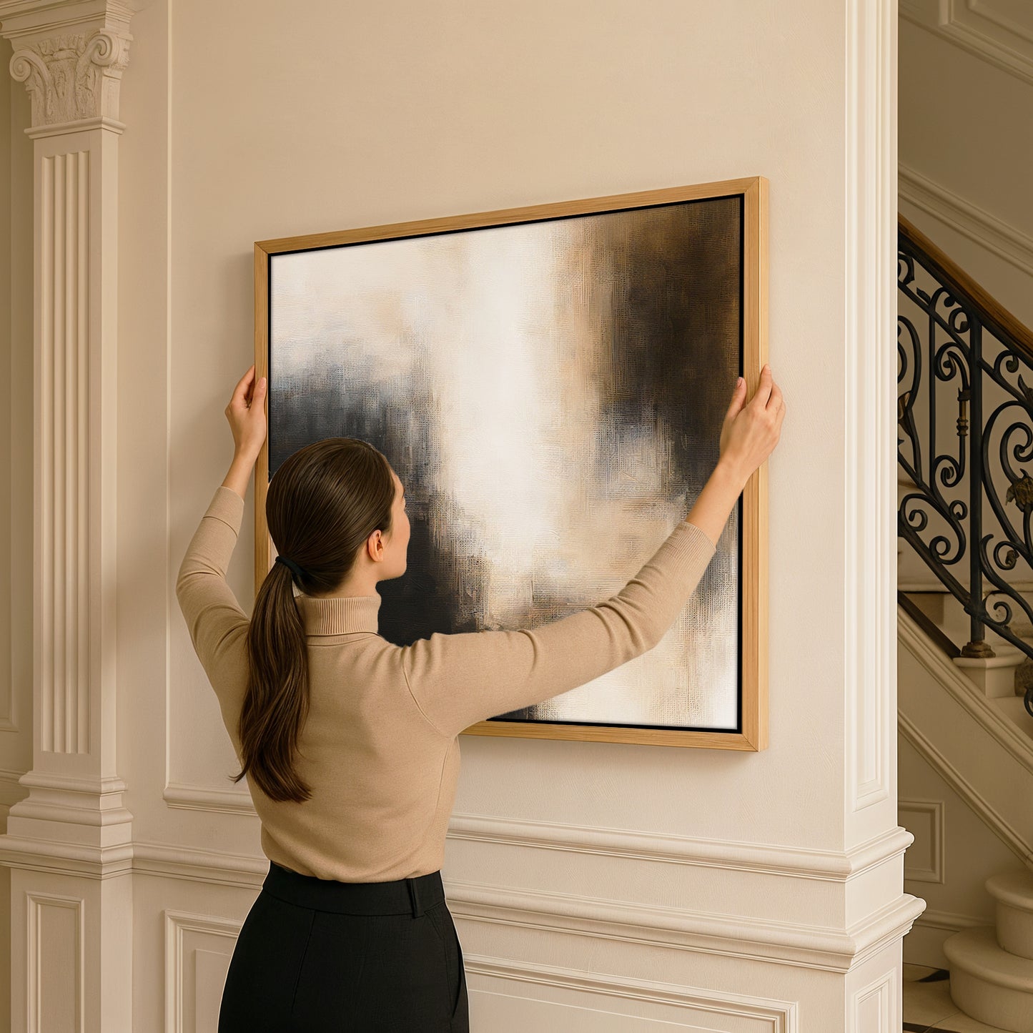 Somna Framed Canvas