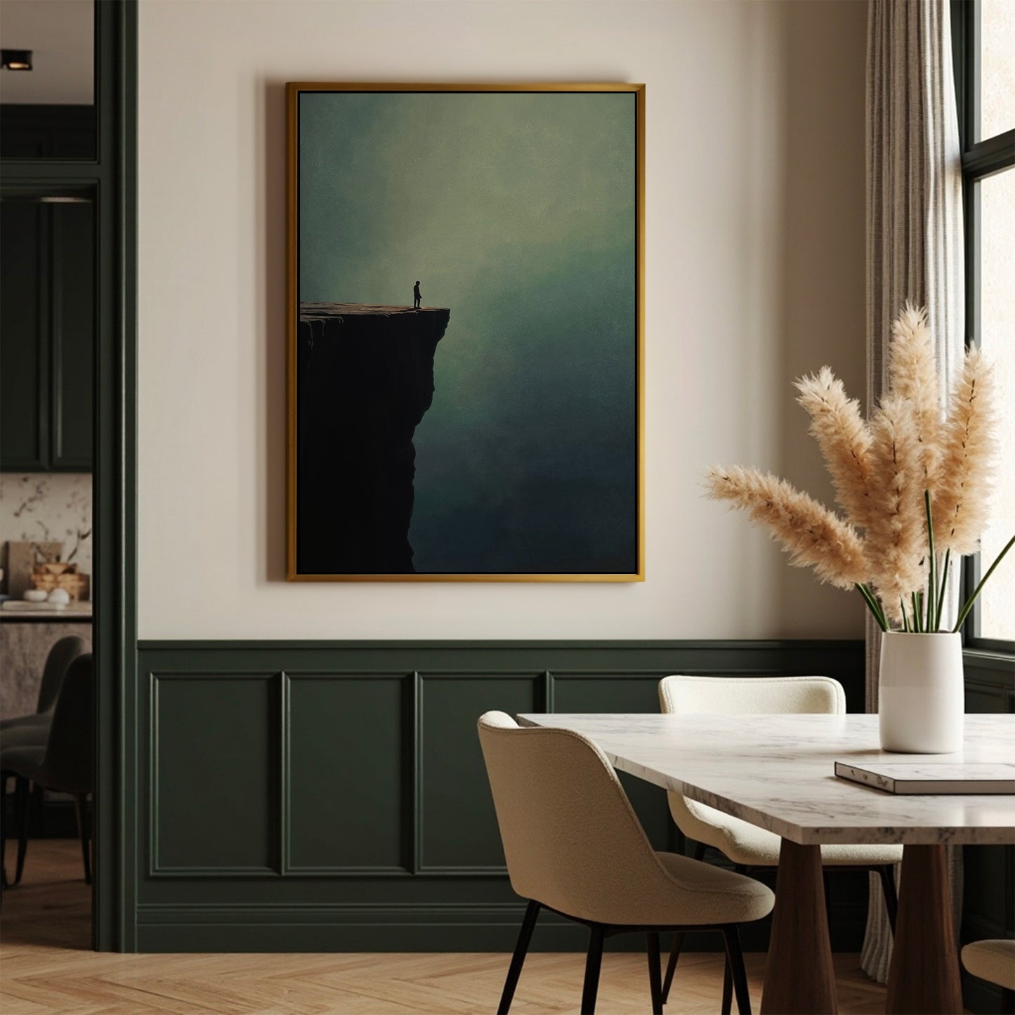 Solitude Framed Canvas