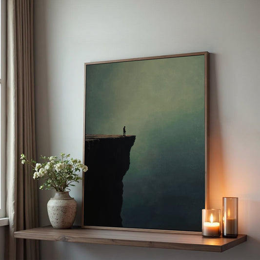 Solitude Framed Canvas