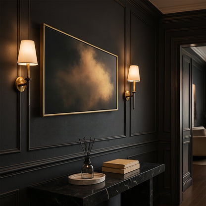 Bronze Ember Framed Canvas