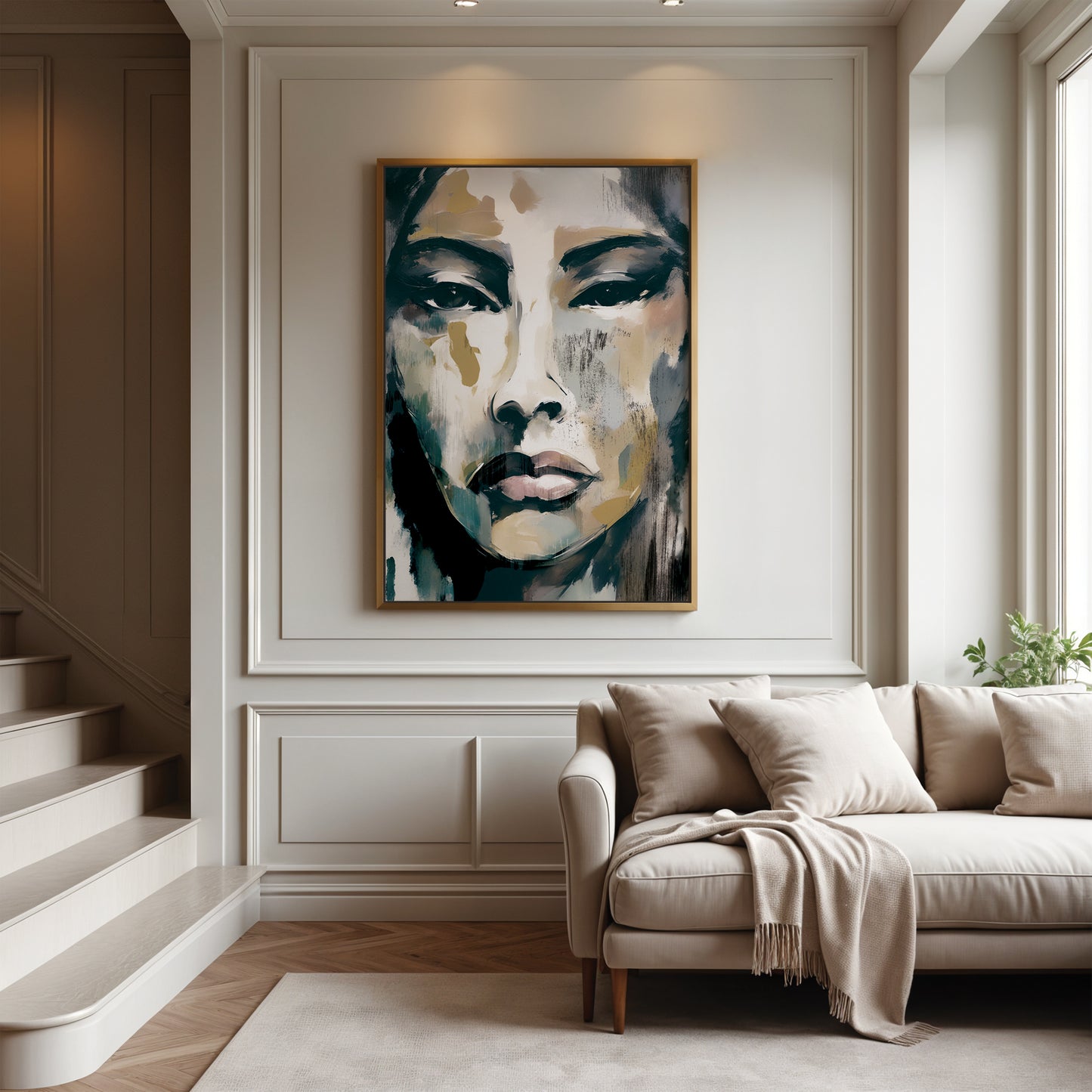 Painted Expression Framed Canvas